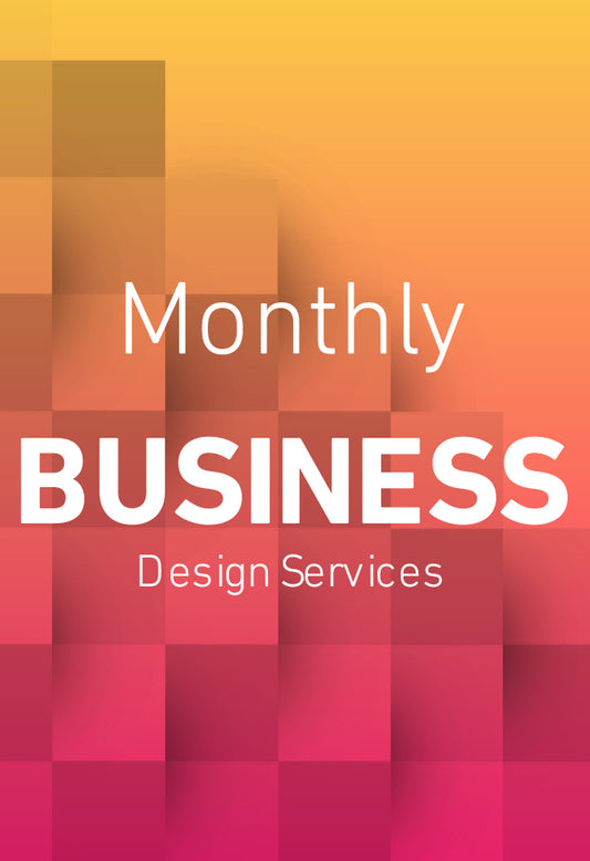 Design Monthly Plan ( Business ) Social Media + Stationery